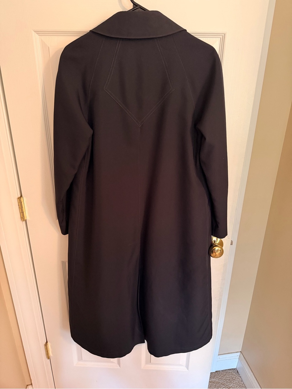 Vintage Navy Women's Trench Coat - Picture 6 of 6